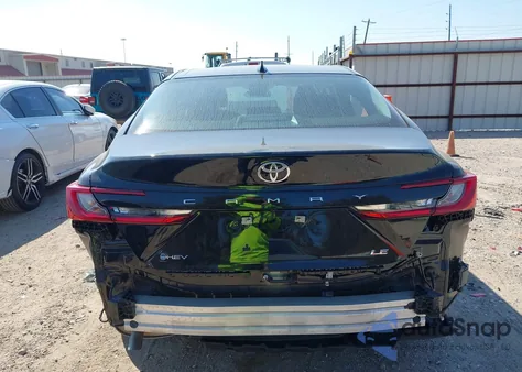 2026 Toyota Camry Le from USA, damaged, VIN 4T1DAACK9TU230212